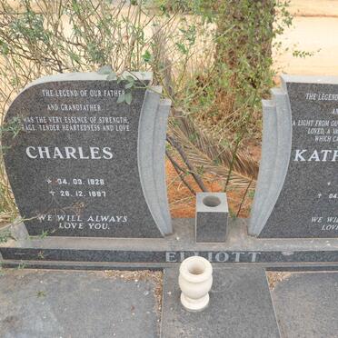 ELLIOTT Charles 1928-1997 & Kathleen D. 1927-2006