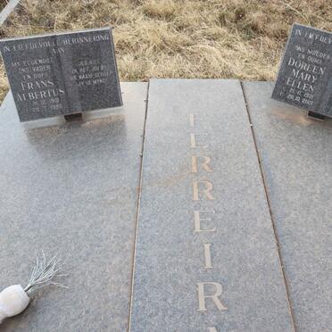 FERREIRA Frans Albertus 1918-1995 & Doreen Mary Ellen 1921-2001 