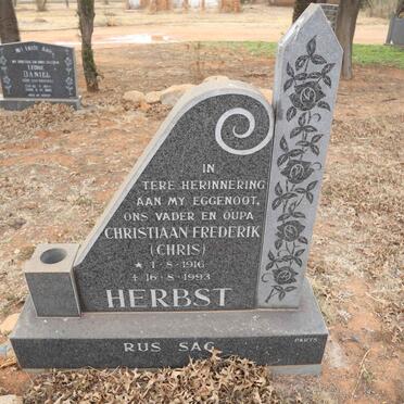 HERBST Christiaan Frederik 1916-1993