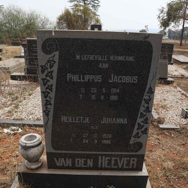 HEEVER Phillippus, van den 1914-1981 & Heilletje Johanna ELS 1920-1985