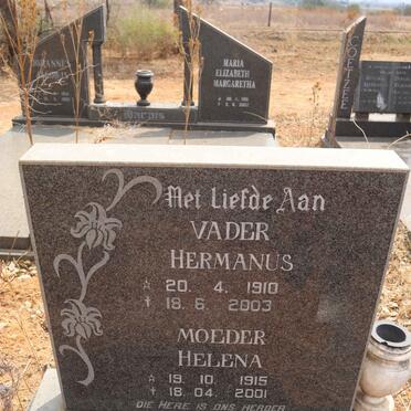 HEUNIS Hermanus 1910-2003 & Helena 1915-2001