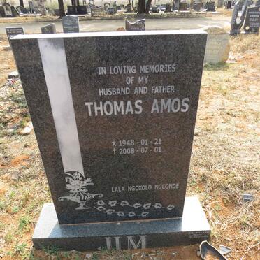 JIM Thomas Amos 1948-2008