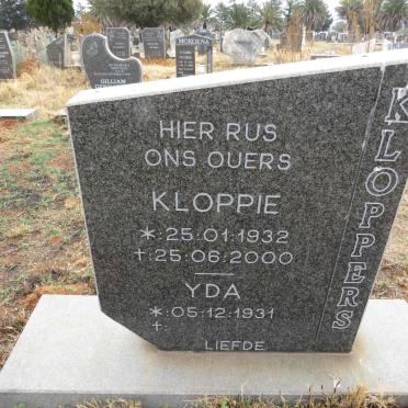 KLOPPERS Kloppie 1932-2000 & Yda 1931-