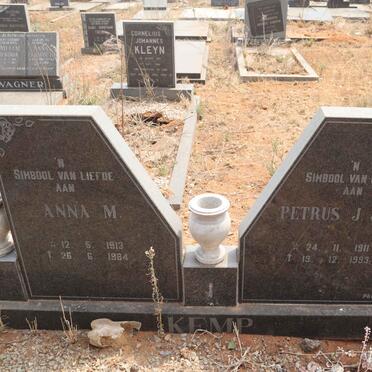 KEMP Petrus J.J.G. 1911-1993 & Anna M. 1913-1984