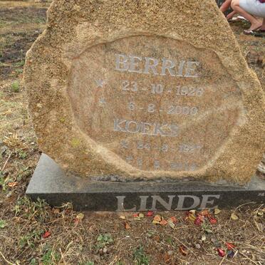 LINDE Berrie 1926-2000 & Koeks 1927-2019