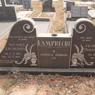 LAMPRECHT Jacobus Johannes 1922-1987 & Susanna Emarensia 1927-1984