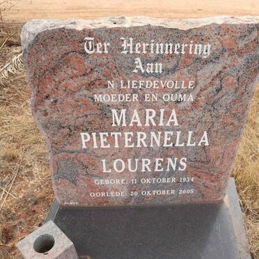 LOURENS Maria Pieternella 1934-2005