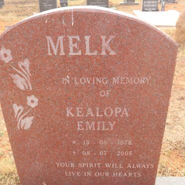 MELK Kealopa Emily 1978-2005