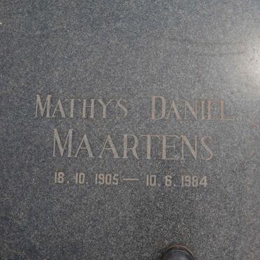 MAARTENS Mathys Daniel 1905-1984