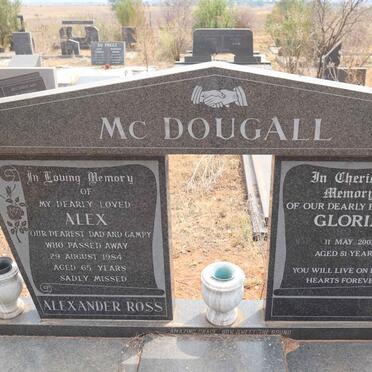 MCDOUGALL Alex -1984 & Gloria -2001