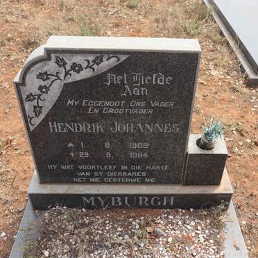 MYBURGH Hendrik Johannes 1908-1984
