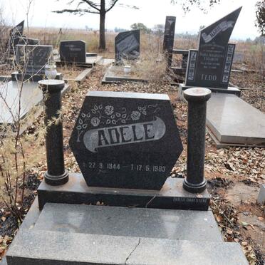 MERWE Adele, v.d. 1944-1983