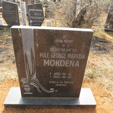 MOKOENA Pule George Maphisa 1973-2003