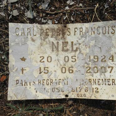 NEL Carl Petrus Francois 1924-2007