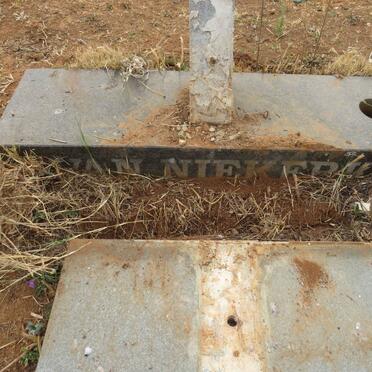 NIEKERK Albertus B.W., van 1928-1999 _1