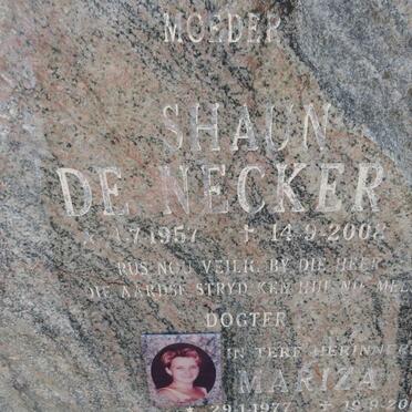 NECKER Shaun, de 1957-2008 :: DE NECKER Mariza 1977-2001_1