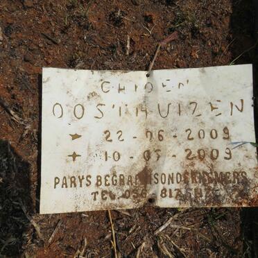 OOSTHUIZEN C. 2009-2009