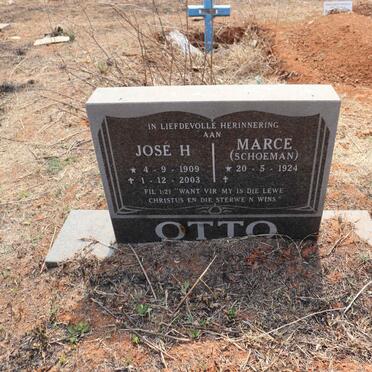 OTTO Jose H. 1909-2003 & Marce SCHOEMAN 1924-