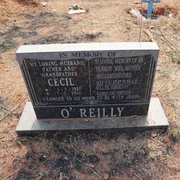 O'REILLY Cecil 1927-2004