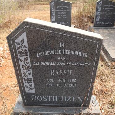 OOSTHUIZEN Rassie 1962-1981
