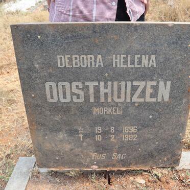 OOSTHUIZEN Debora Helena nee MORKEL 1896-1982