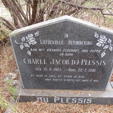 PLESSIS Charel Jacob, du 1921-1981
