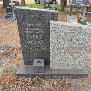 PLESSIS Evert Jacobus, du1924-1993 & Anna Susanna 