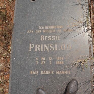 PRINSLOO Bessie 1896-1988
