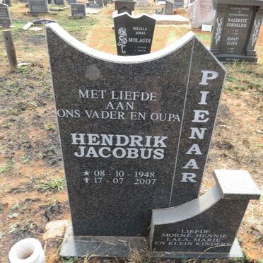PIENAAR Hendrik Jacobus 1948-2007