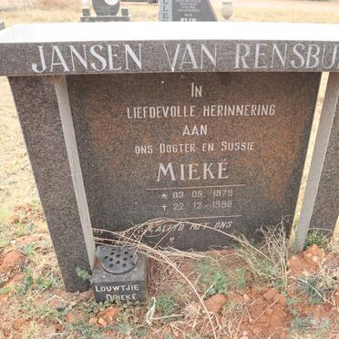 RENSBURG Mieke, Jansen van 1978-1998