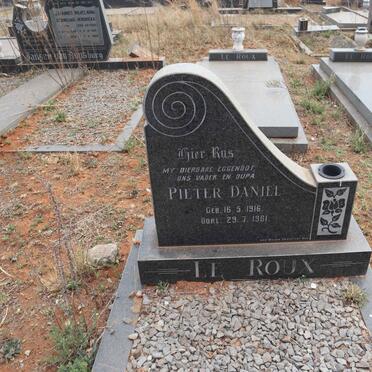 ROUX Pieter Daniel, le 1916-1981