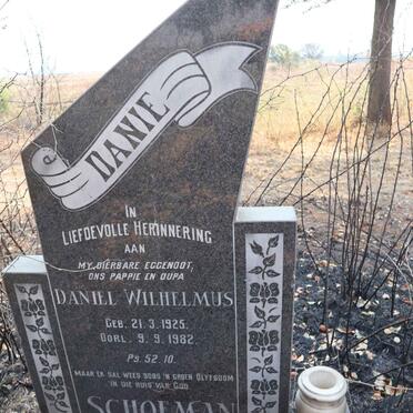 SCHOEMAN Daniel Wilhelmus 1925-1982