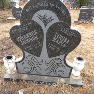 STRYDOM Johannes Jacobus 1930-2000 & Louisa Maria 1929-2008