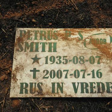 SMITH Petrus P.S. 1935-2007