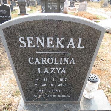 SENEKAL Carolina Lazya 1917-2007