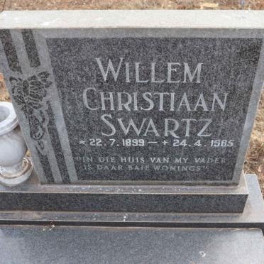 SWARTZ Willem Christiaan 1899-1985