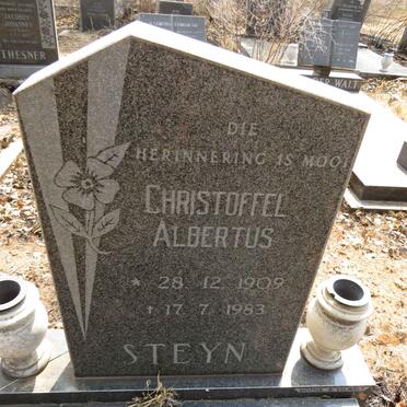 STEYN Christoffel Albertus 1909-1983