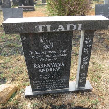 TLADI Rasenyana Andrew 1960-2002