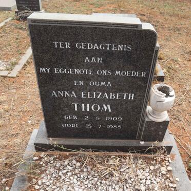 THOM Anna Elizabeth 1909-1988