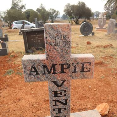 VENTER Ampie 196?-2007