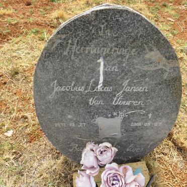 VUUREN Jacobus Lukas, Jansen van 1978-2001