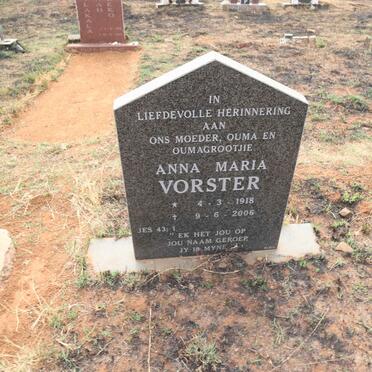 VORSTER Anna Maria 1918-2006