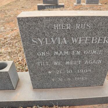 WEEBER Sylvia 1908-1993