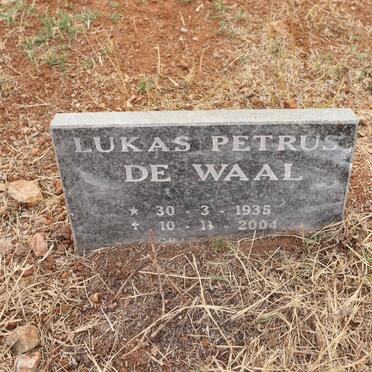 WAAL Lukas Petrus, de 1935-2004