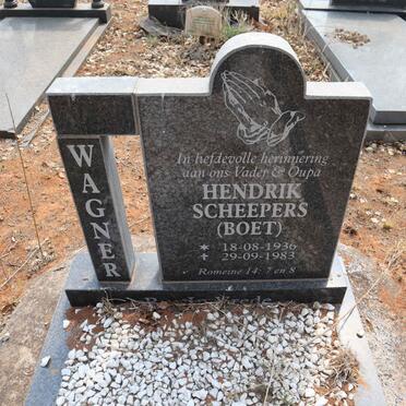 WAGNER Hendrik Scheepers 1936-1983