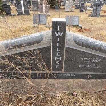 WILLEMSE George 1941-2014 & Christina 1941-2000 :: WILLEMSE George 1966-2007_1