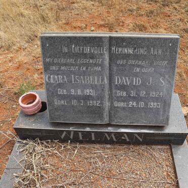 WELMAN David J.S. 1924-1993 & Clara Isabella 1931-1982