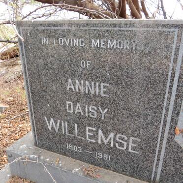WILLEMSE Annie Daisy 1903-1991