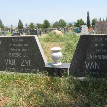 ZYL Barend J., van 1904-1987 &amp; Catharina M.B. 1910-