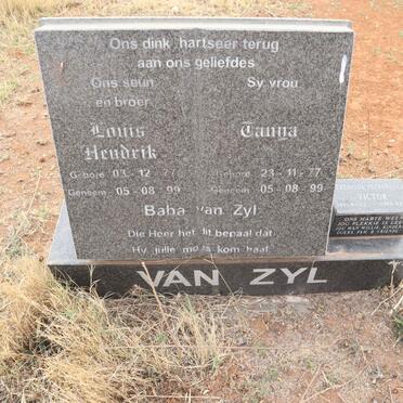 ZYL Louis Hendrik, van 1977-1999 & Tanya 1977-1999 :: VAN ZYL Baba :: VICTOR Gertruida Petronella 1968-2008